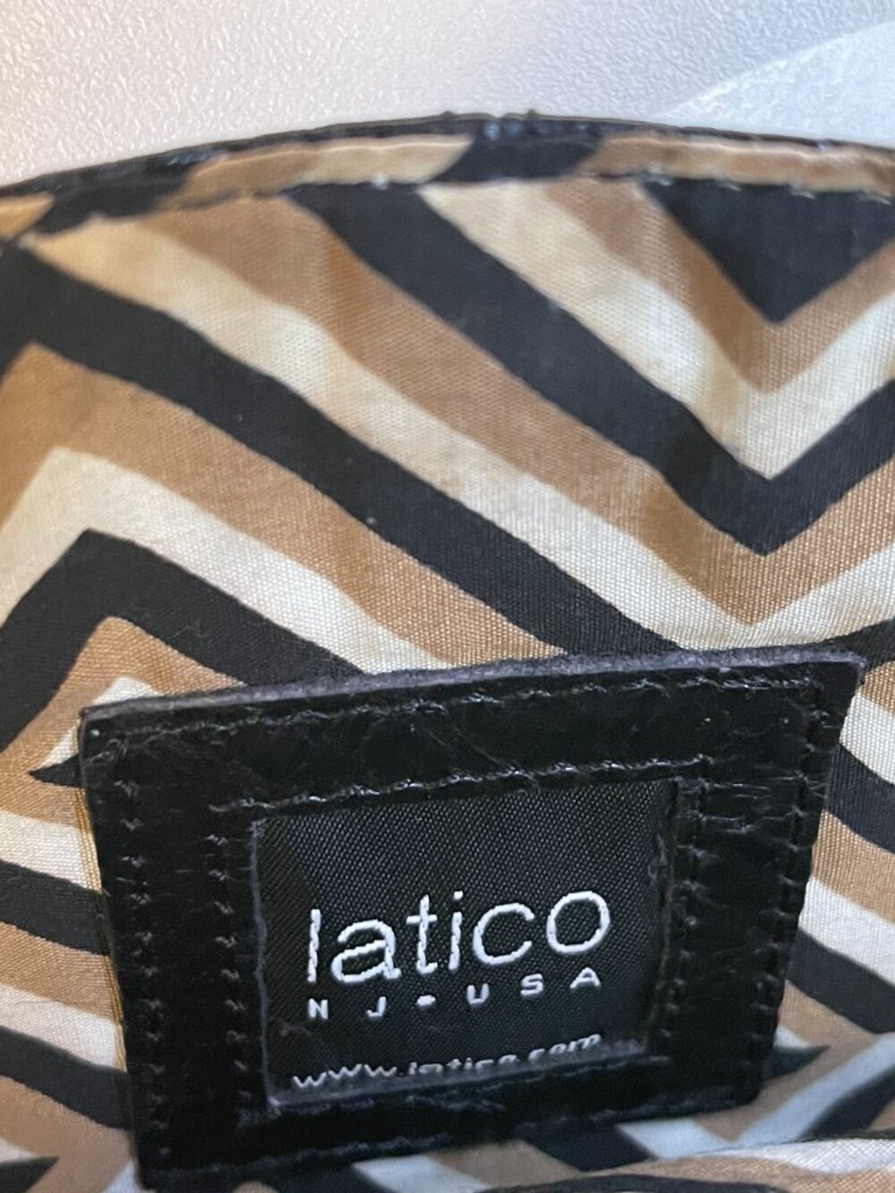 Latico Black Patent Leather Crossbody Bag | Multi-Pocket Organizer Purse - Picture 9 of 11